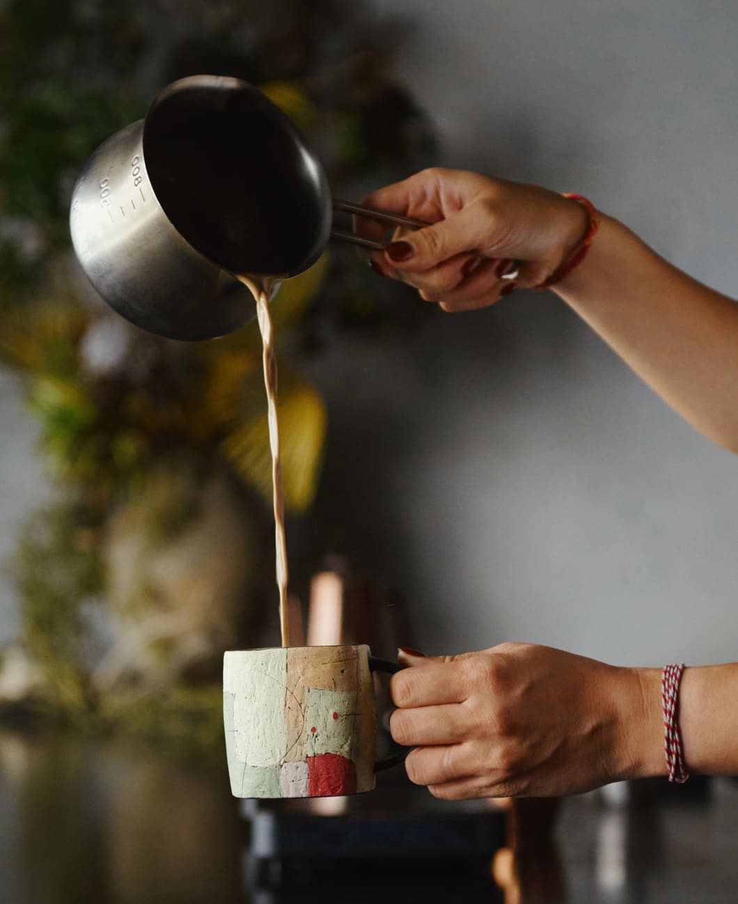 Masala Chai brewing